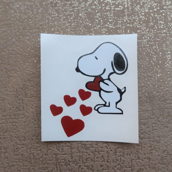 Snoopy Vinyl Decals / Snoopy / Peanuts / Charlie Brown / Woodstock / Vinyl Decal - Picture 5 of 5